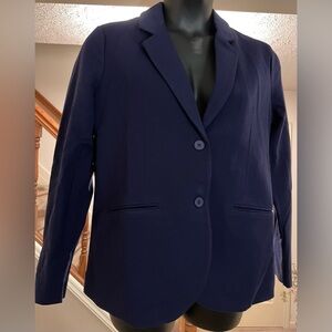 NWT Lilac Bloom Brand Navy Blue Women's Blazer - Size Large